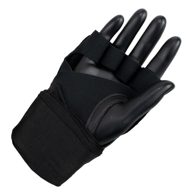 Super Pro Combat Gear Binnenhandschoen - Mexican Wrap - Zwart / Wit Super Pro Combat Gear Binnenhandschoen - Mexican Wrap - Zwart / Wit