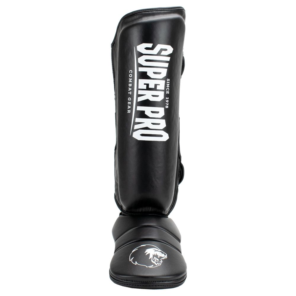 Super Pro Combat Gear Scheenbeschermer - Protector - Zwart / Wit Super Pro Combat Gear Scheenbeschermer - Protector - Zwart / Wit