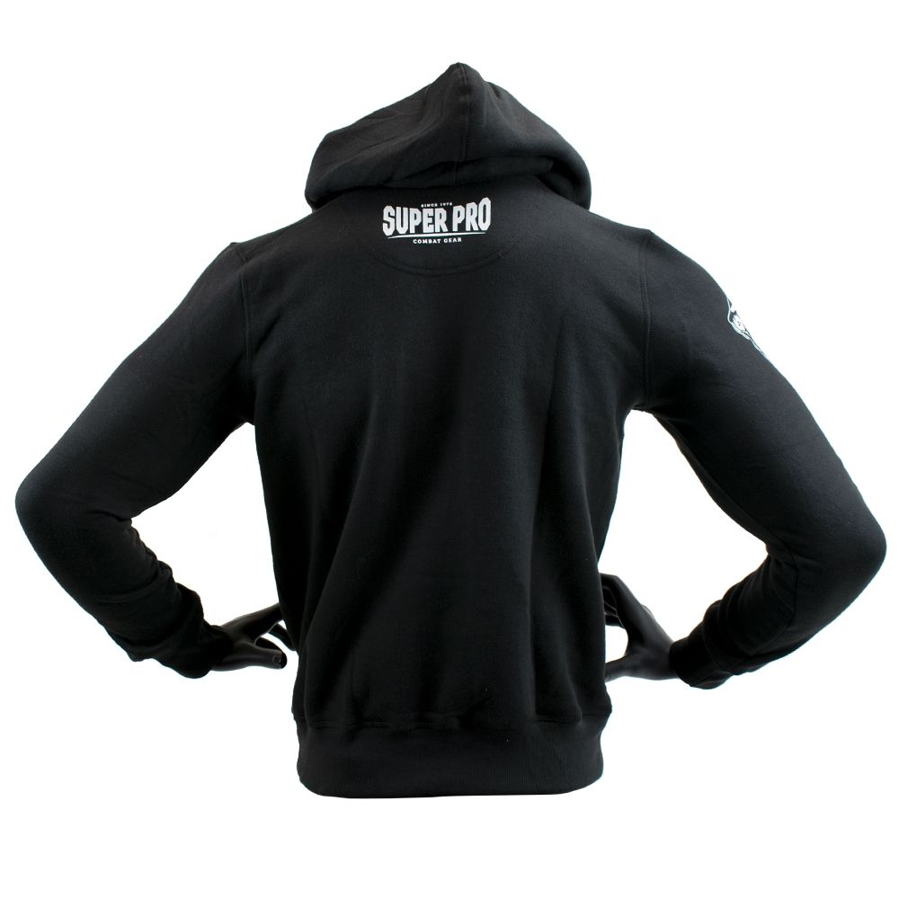 Super Pro Combat Gear Hoody - S.P. Logo - Zwart / Wit Super Pro Combat Gear Hoody - S.P. Logo - Zwart / Wit