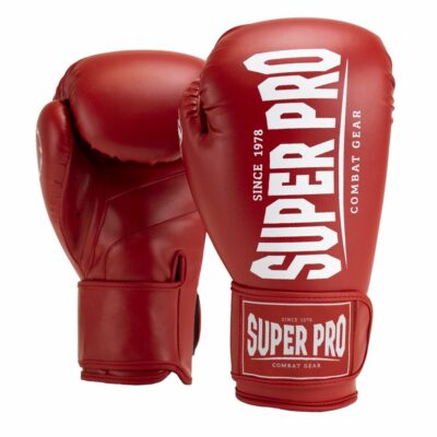 Super Pro Combat Gear Bokshandschoen - Champ - Rood / Wit