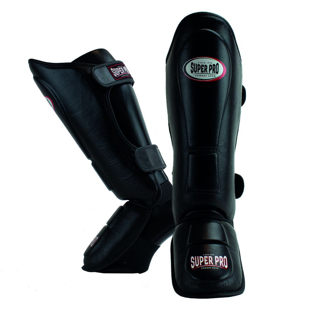 Super Pro Combat Gear Scheenbeschermer - Thai pro - Zwart Super Pro Combat Gear Scheenbeschermer - Thai pro - Zwart