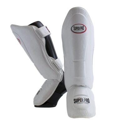 Super Pro Combat Gear Scheenbeschermer - Thai pro - Zwart / Wit