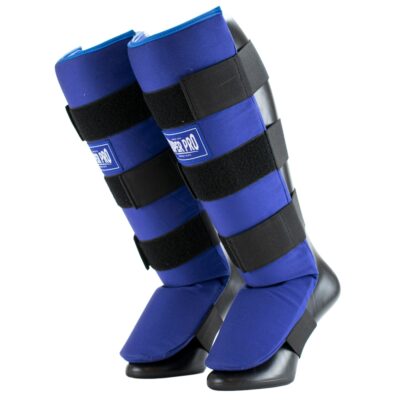 Super Pro Combat Gear Scheenbeschermer - Savior - Blauw / Zwart Super Pro Combat Gear Scheenbeschermer - Savior - Blauw / Zwart