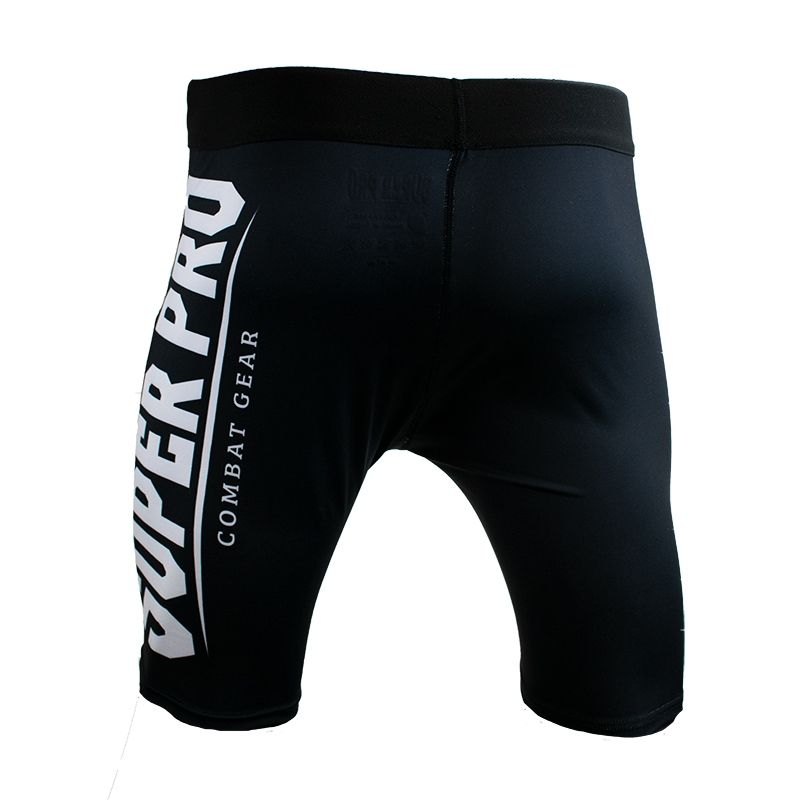 Super Pro Combat Gear Compression short - - Zwart / Wit Super Pro Combat Gear Compression short - - Zwart / Wit