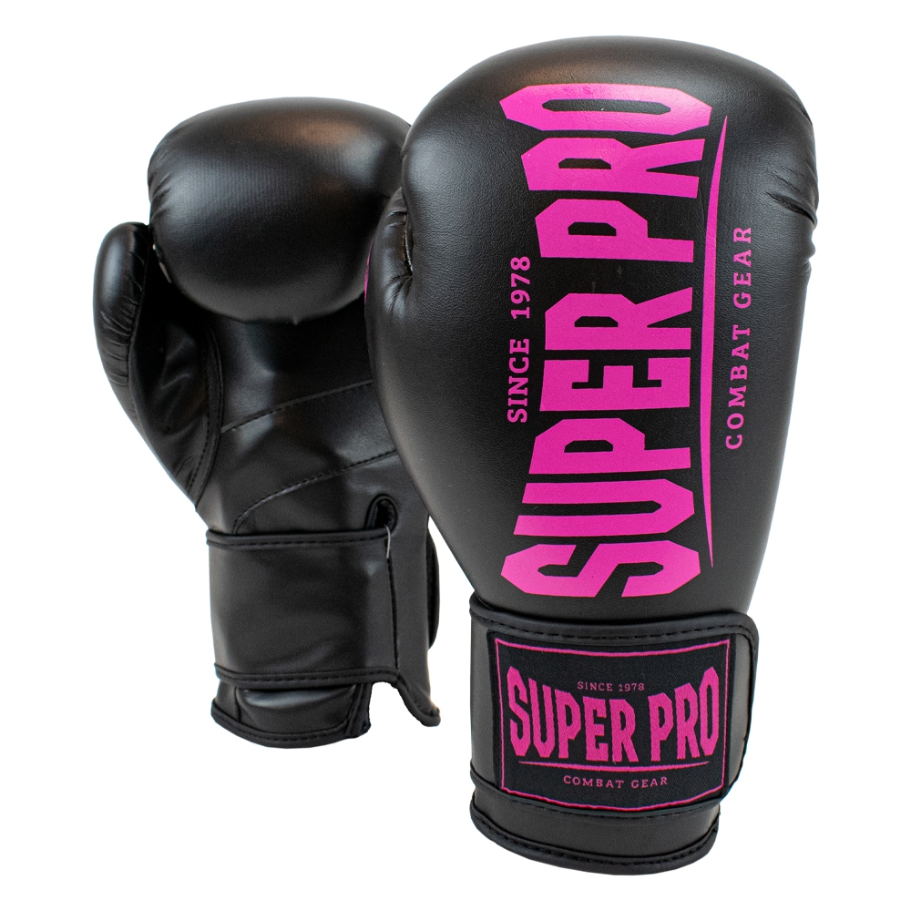 Super Pro Combat Gear Dames Bokshandschoen - Champ - Roze / Zwart Super Pro Combat Gear Dames Bokshandschoen - Champ - Roze / Zwart