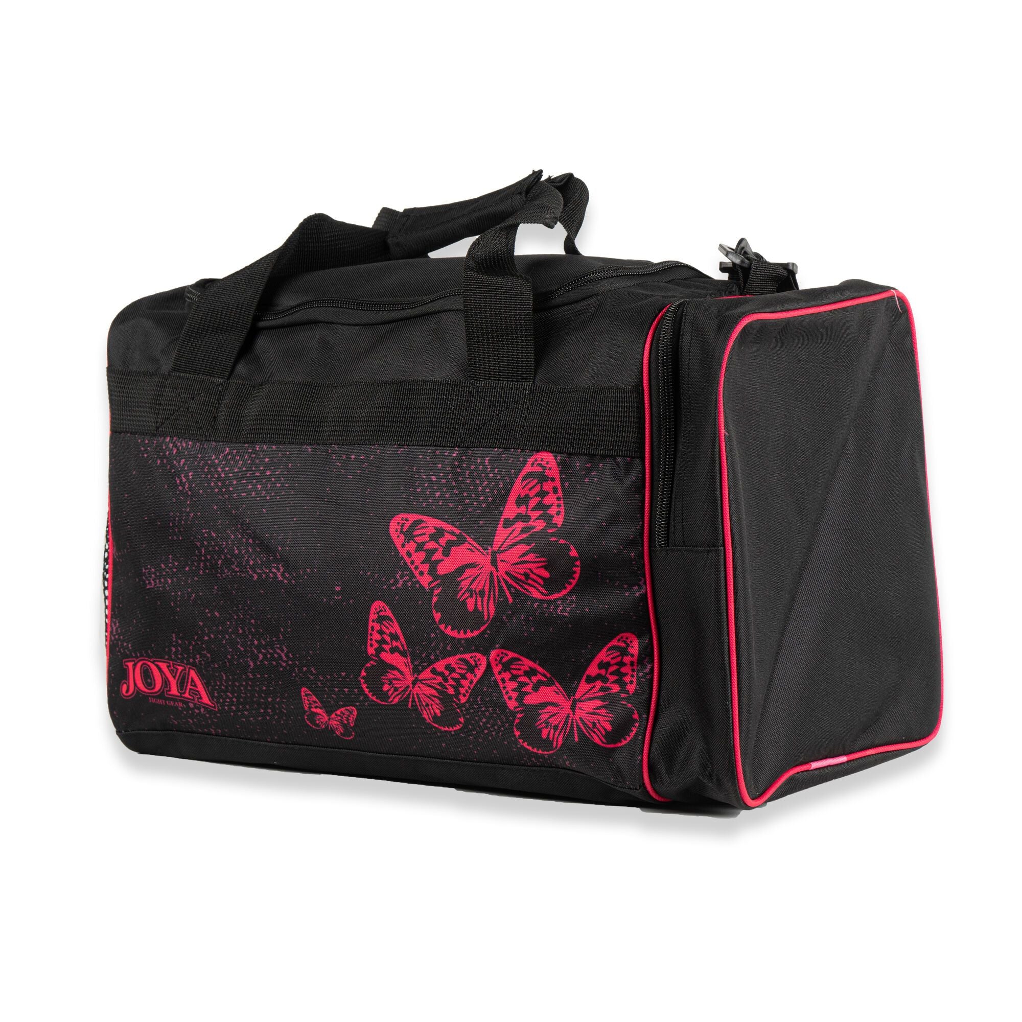 Joya Kids Butterfly Sporttas Zwart Roze 28x45x28 Joya Kids Butterfly Sporttas Zwart Roze 28x45x28