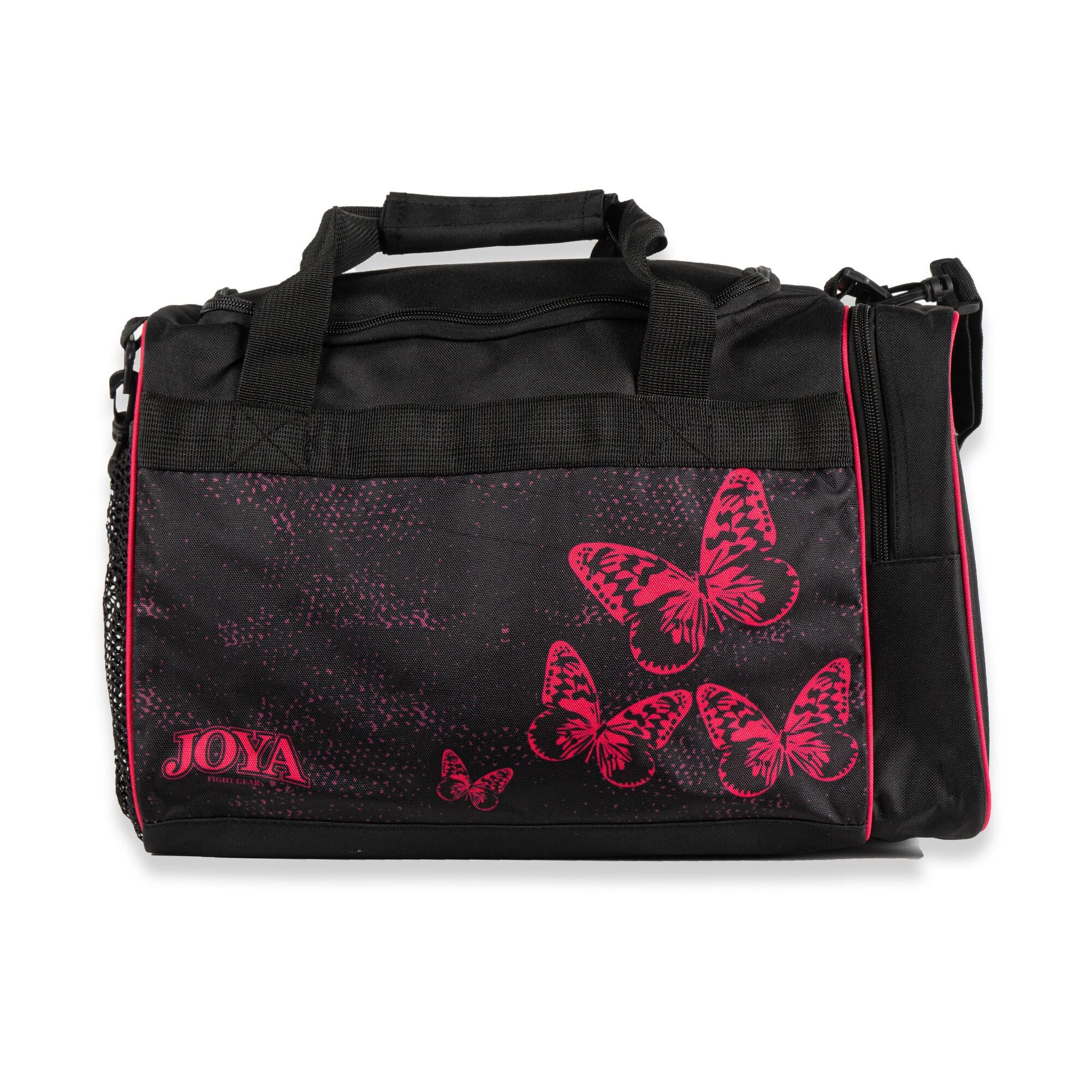 Joya Kids Butterfly Sporttas Zwart Roze 28x45x28 Joya Kids Butterfly Sporttas Zwart Roze 28x45x28