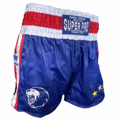 Super Pro Combat Gear Thai short - Nations Cabo Verde - Blauw / Rood / Wit