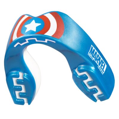 Safejawz Gebitsbeschermer - Marvel Captain America Mouthguard Junior - Blauw Safejawz Gebitsbeschermer - Marvel Captain America Mouthguard Junior - Blauw