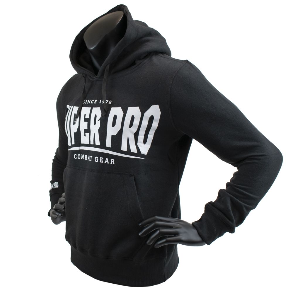 Super Pro Combat Gear Hoody - S.P. Logo - Zwart / Wit Super Pro Combat Gear Hoody - S.P. Logo - Zwart / Wit