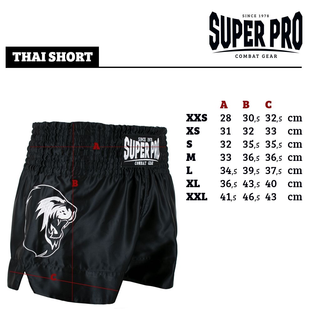 Super Pro Combat Gear Kickboksbroekje - Thai En Kickboksshort Hero - Rood / Wit Super Pro Combat Gear Kickboksbroekje - Thai En Kickboksshort Hero - Rood / Wit
