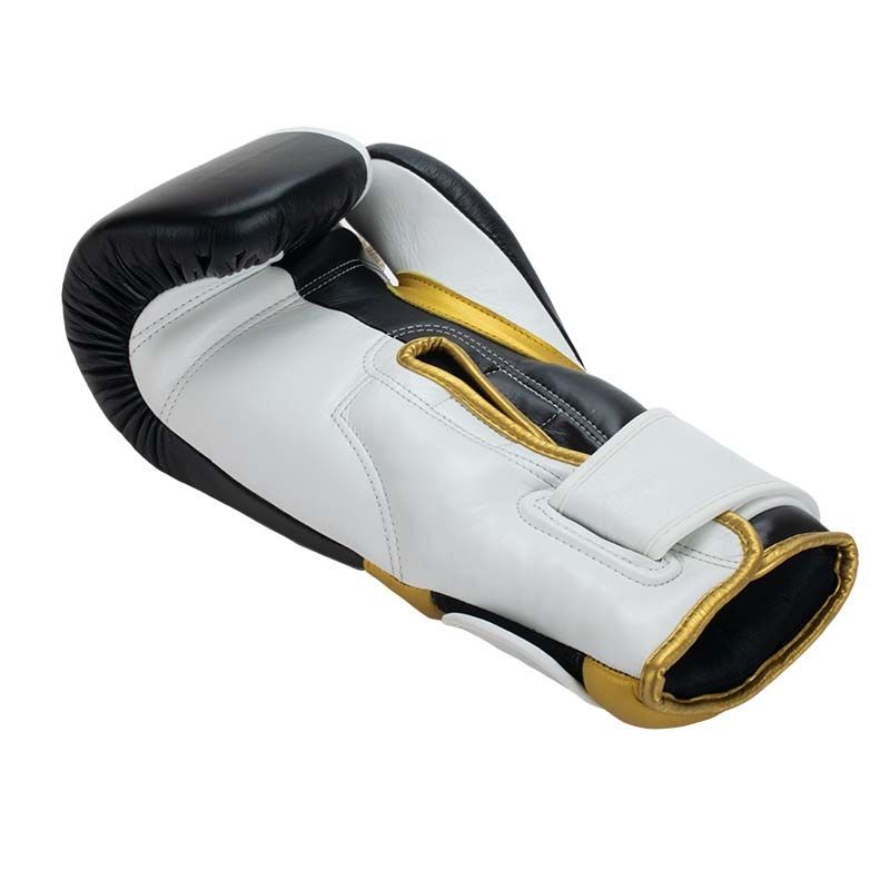 Super Pro Combat Gear Bokshandschoen - Bruiser - Goud / Zwart / Wit Super Pro Combat Gear Bokshandschoen - Bruiser - Goud / Zwart / Wit