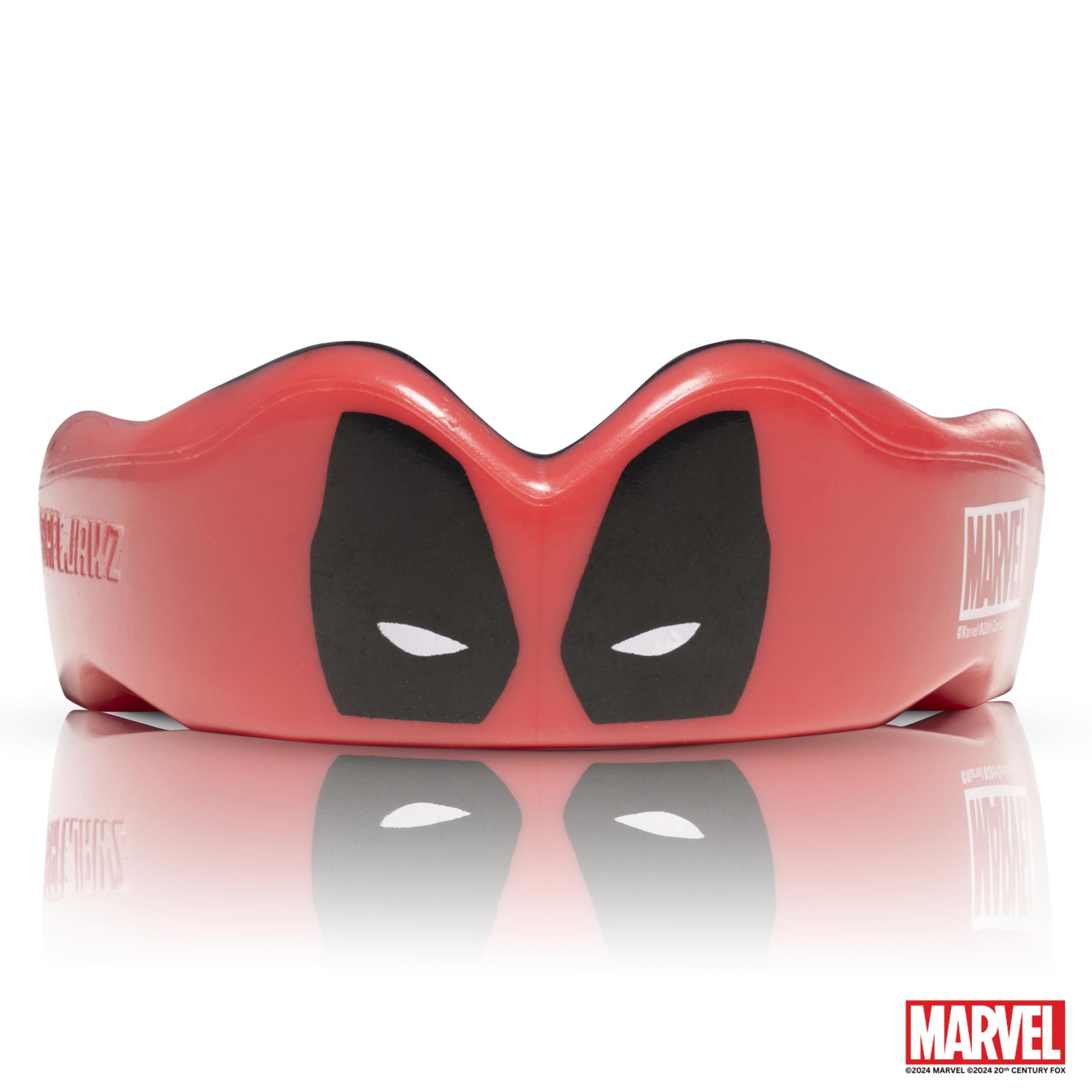 SAFEJAWZ Gebitsbeschermer - Extro Marvel Deadpool - Rood / Zwart SAFEJAWZ Gebitsbeschermer - Extro Marvel Deadpool - Rood / Zwart