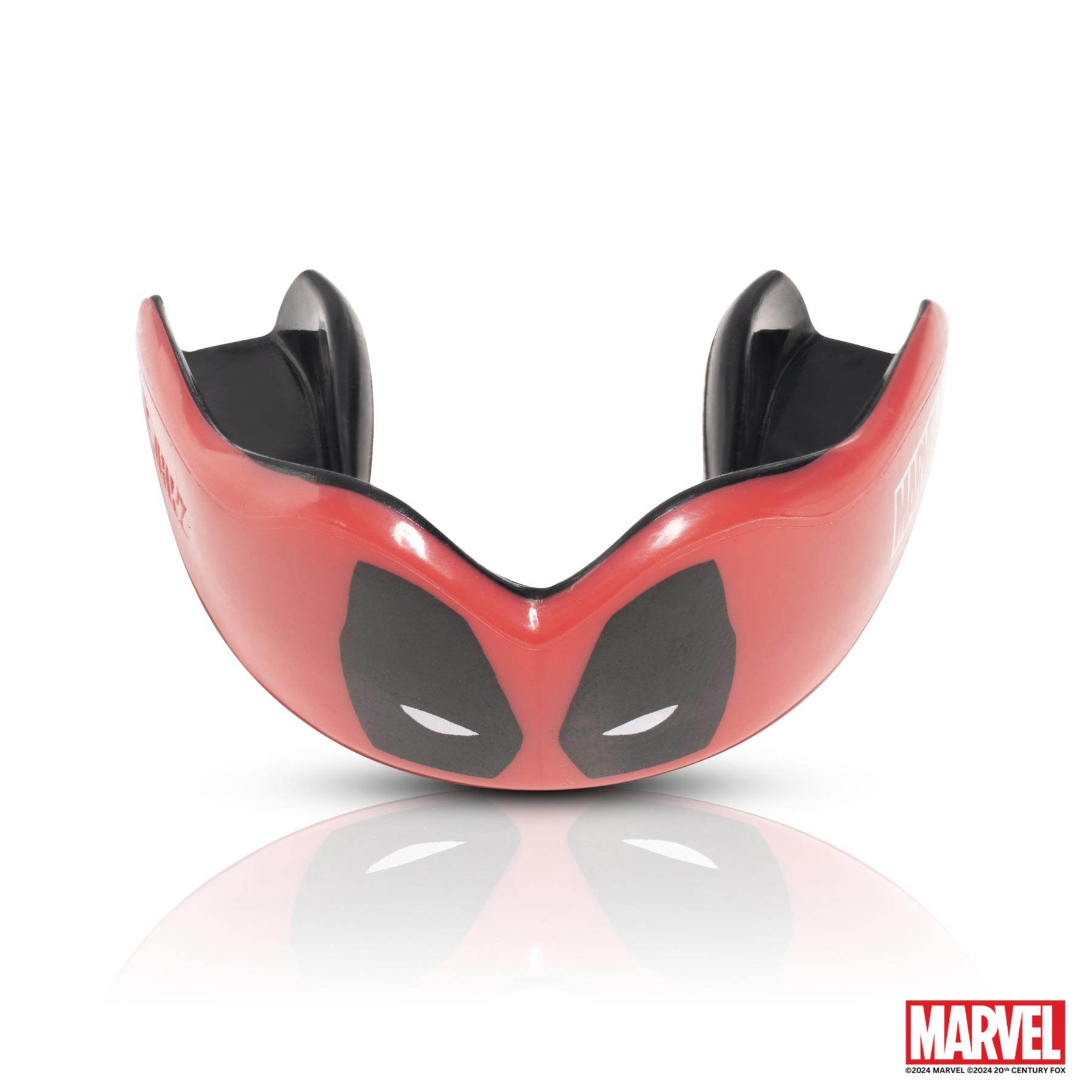 SAFEJAWZ Gebitsbeschermer - Extro Marvel Deadpool - Rood / Zwart SAFEJAWZ Gebitsbeschermer - Extro Marvel Deadpool - Rood / Zwart
