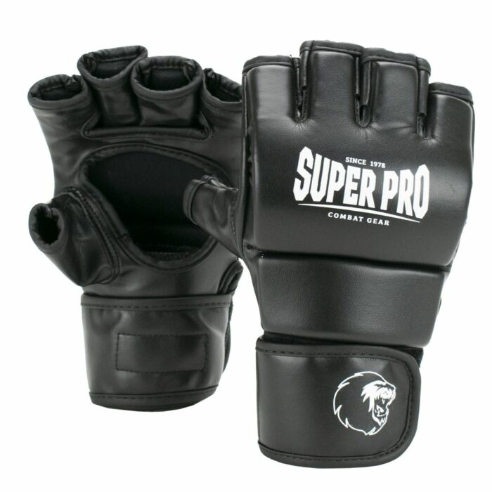 Super Pro Combat Gear MMA handschoen - Brawler - Zwart / Wit