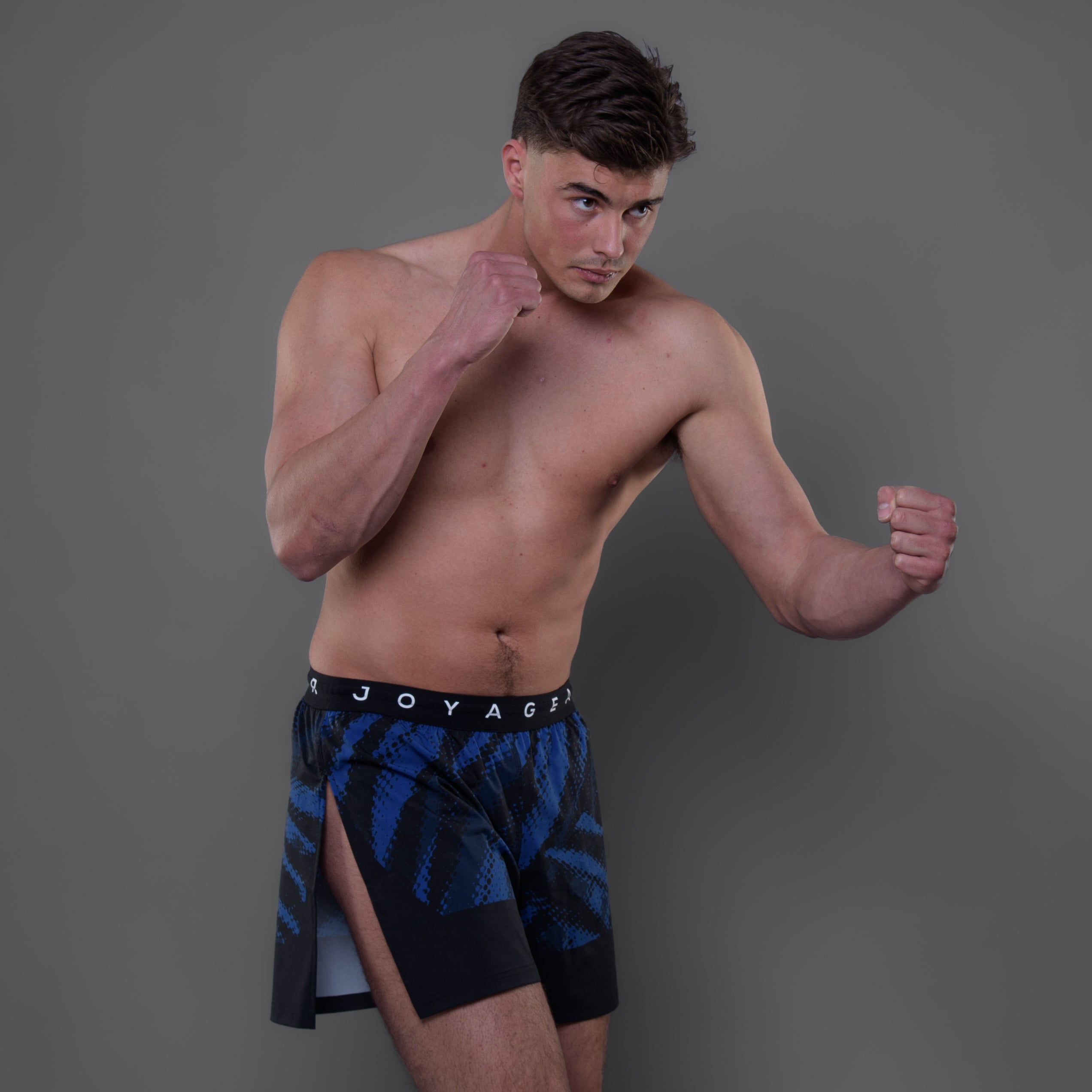 Joya Elite High Split MMA Short Blauw Joya Elite High Split MMA Short Blauw