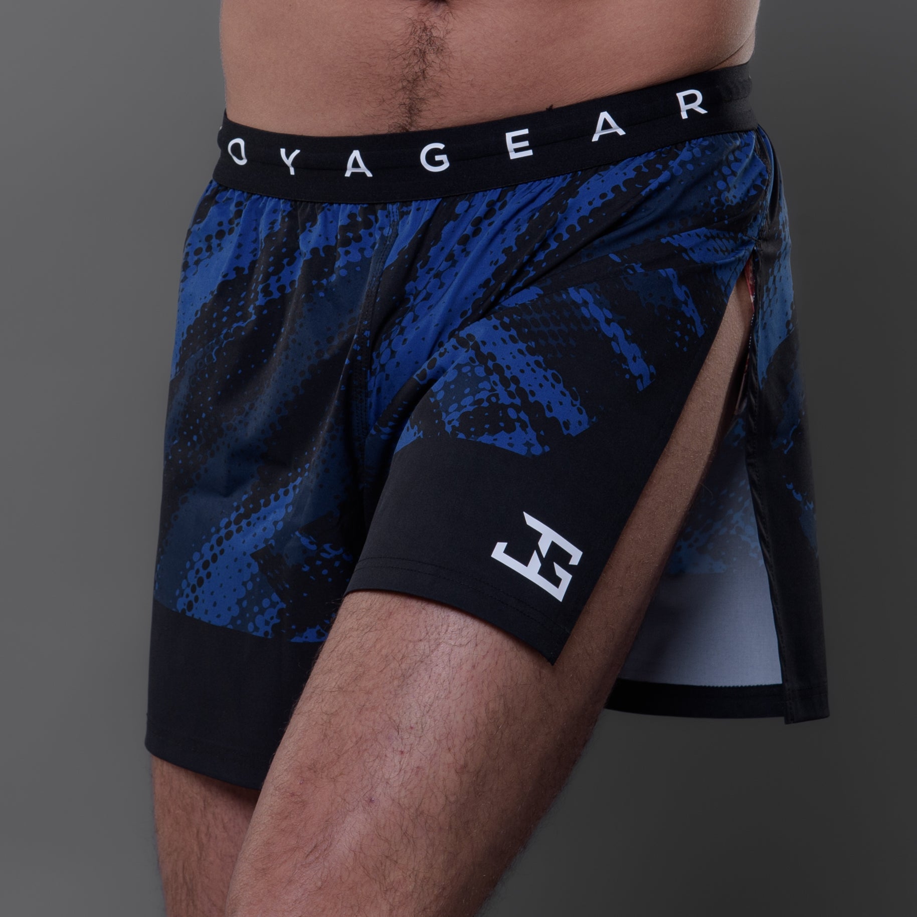 Joya Elite High Split MMA Short Blauw Joya Elite High Split MMA Short Blauw