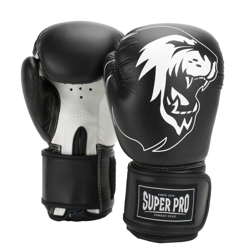 Super Pro Combat Gear Bokshandschoen - Talent - Zwart / Wit Super Pro Combat Gear Bokshandschoen - Talent - Zwart / Wit