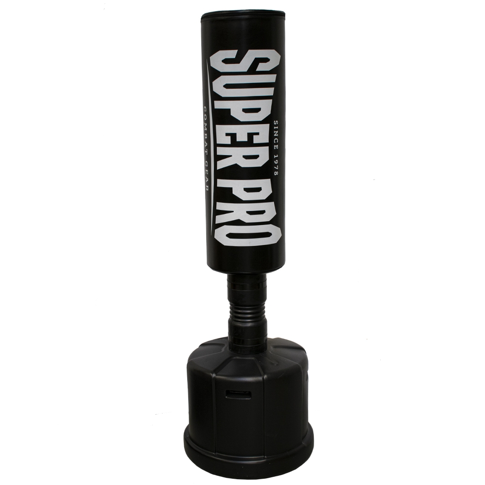 Super Pro Combat Gear Bokszak - Staande Bokszak VOET - Zwart / Wit Super Pro Combat Gear Bokszak - Staande Bokszak VOET - Zwart / Wit