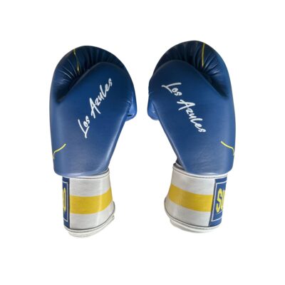 Super Pro Combat Gear Bokshandschoen - Nations Curacao - Blauw / Geel / Wit Super Pro Combat Gear Bokshandschoen - Nations Curacao - Blauw / Geel / Wit