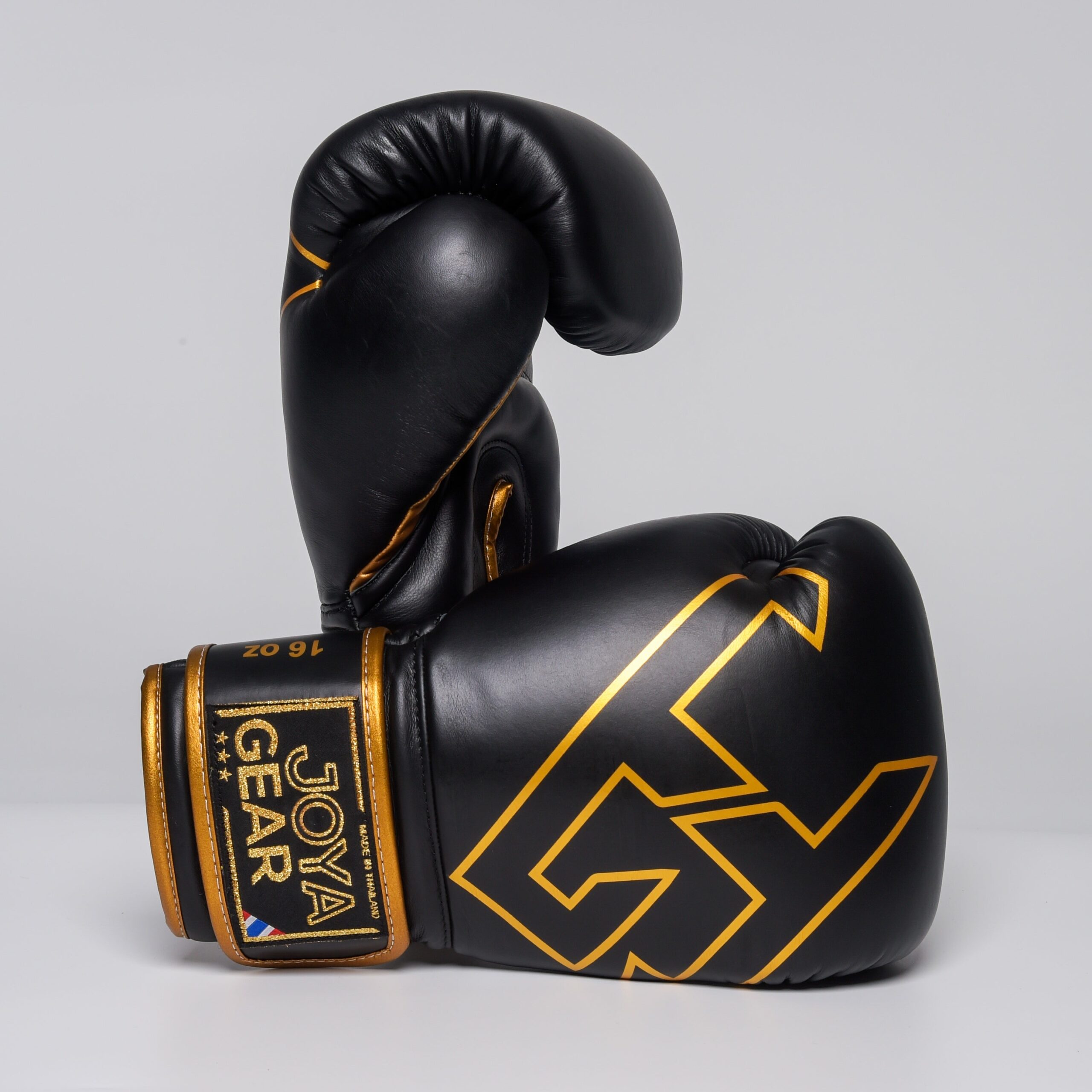 Joya Strike Kickbokshandschoenen Zwart Goud Joya Strike Kickbokshandschoenen Zwart Goud