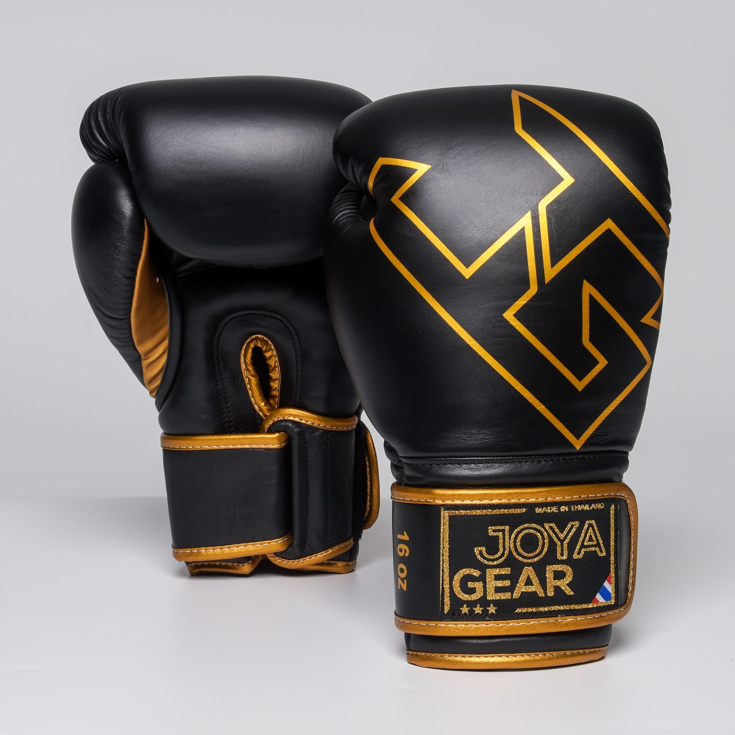 Joya Strike Kickbokshandschoenen Zwart Goud Joya Strike Kickbokshandschoenen Zwart Goud