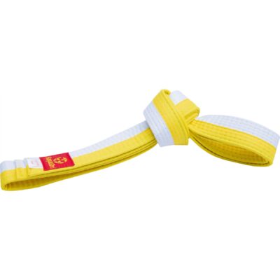 Hayashi Budoband - Band voor Judo, Karate en Taekwondo - Wit / Geel