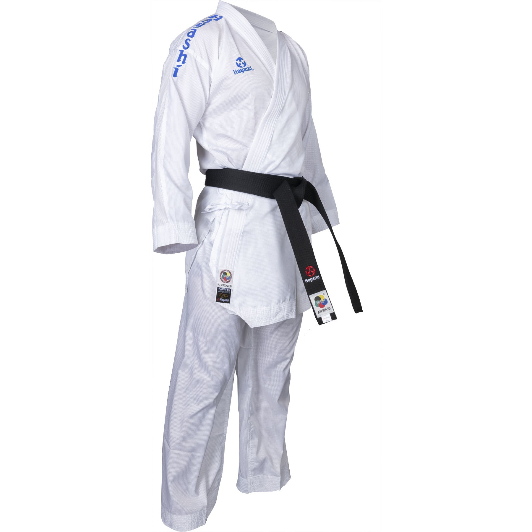 Hayashi Karatepak - Air Deluxe - Wit / Blauw Hayashi Karatepak - Air Deluxe - Wit / Blauw
