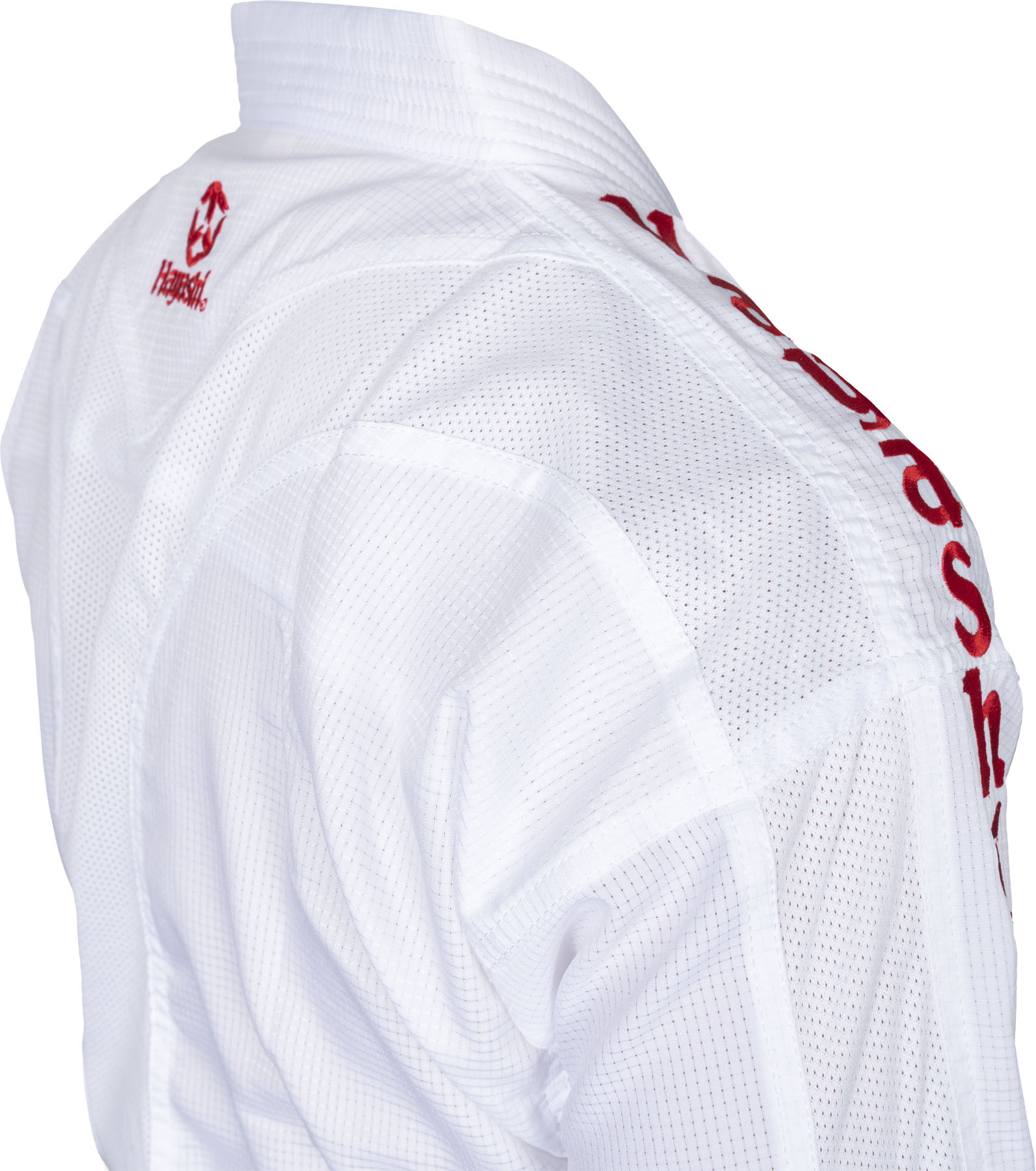 Hayashi Karatepak - Air Deluxe - Wit / Rood Hayashi Karatepak - Air Deluxe - Wit / Rood