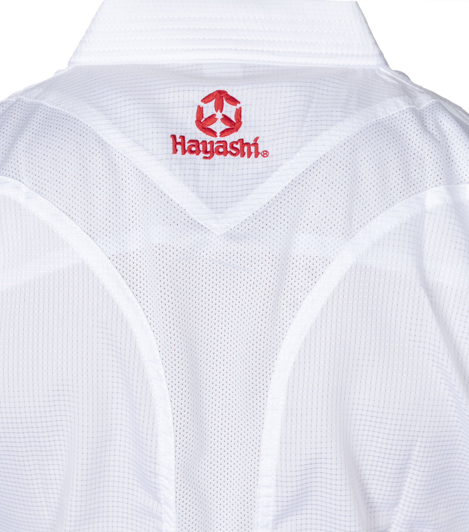 Hayashi Karatepak - Air Deluxe Competition WKF Approved - Wit Hayashi Karatepak - Air Deluxe Competition WKF Approved - Wit