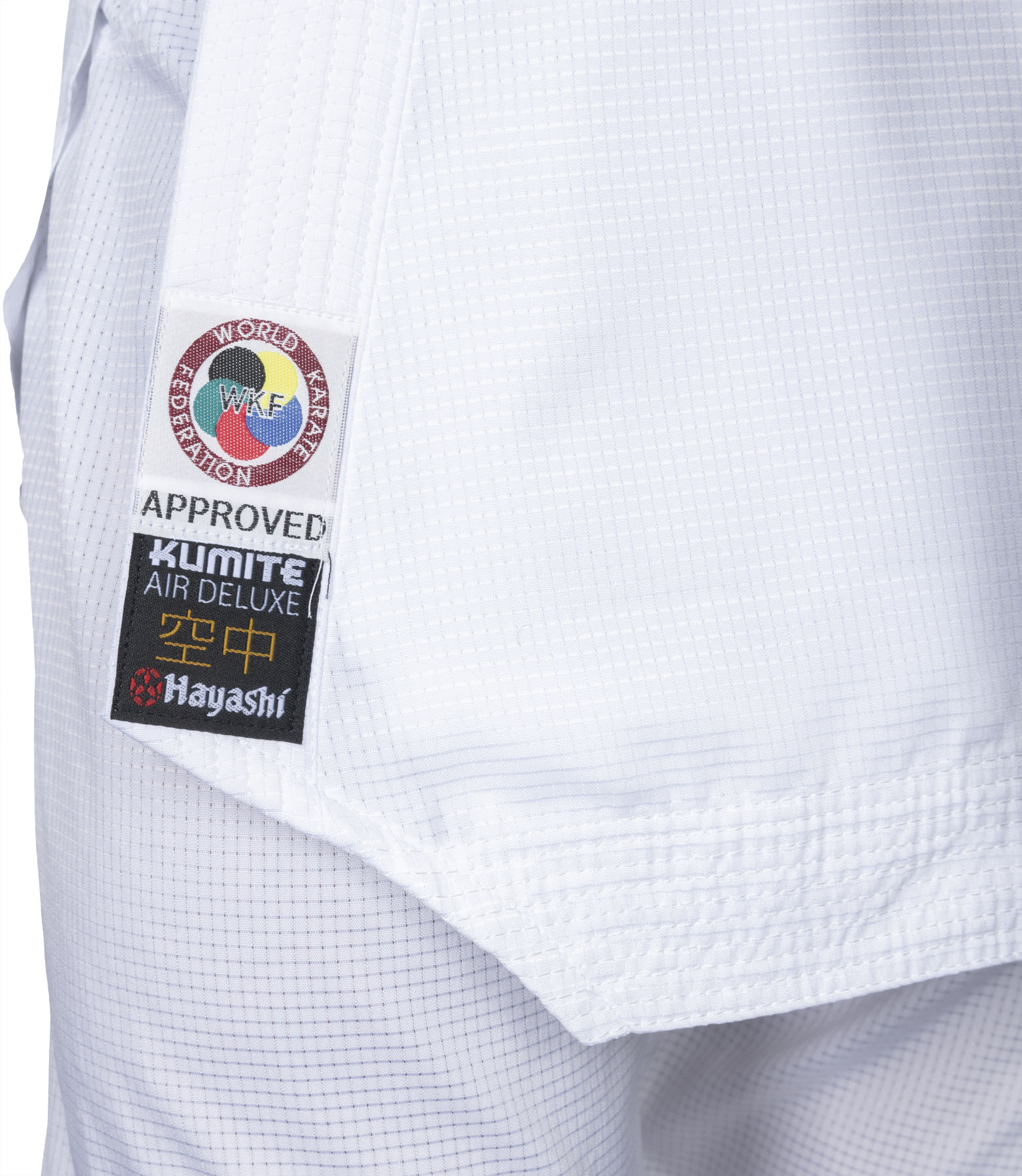 Hayashi Karatepak - Air Deluxe Competition WKF Approved - Wit Hayashi Karatepak - Air Deluxe Competition WKF Approved - Wit