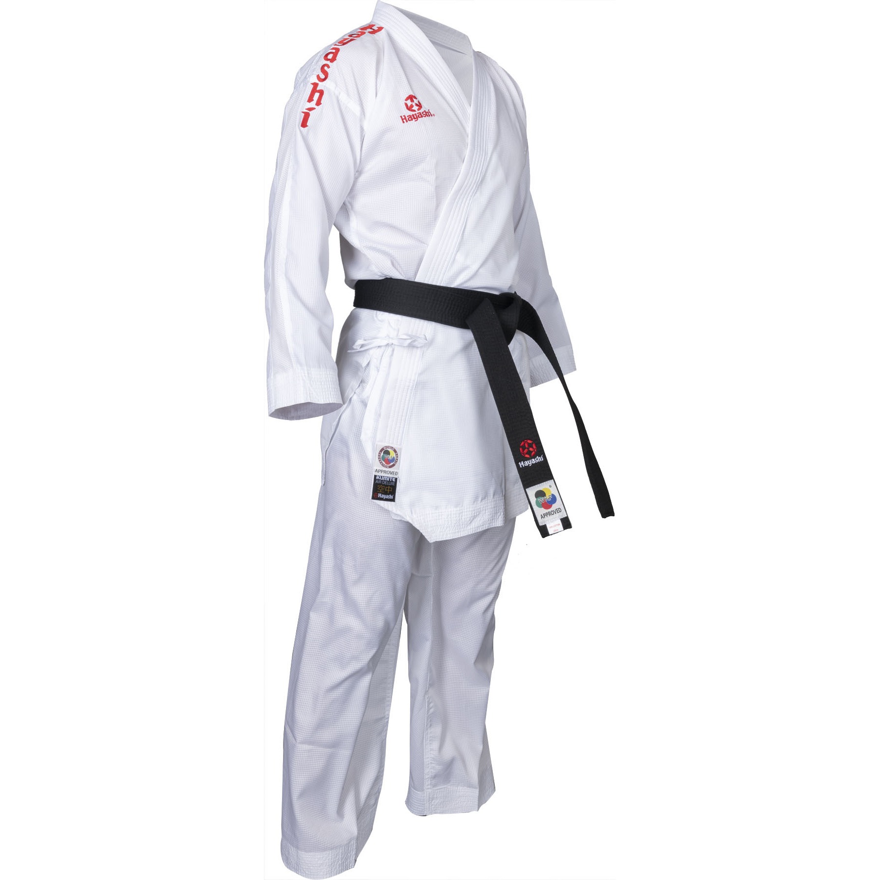 Hayashi Karatepak - Air Deluxe - Wit / Rood Hayashi Karatepak - Air Deluxe - Wit / Rood
