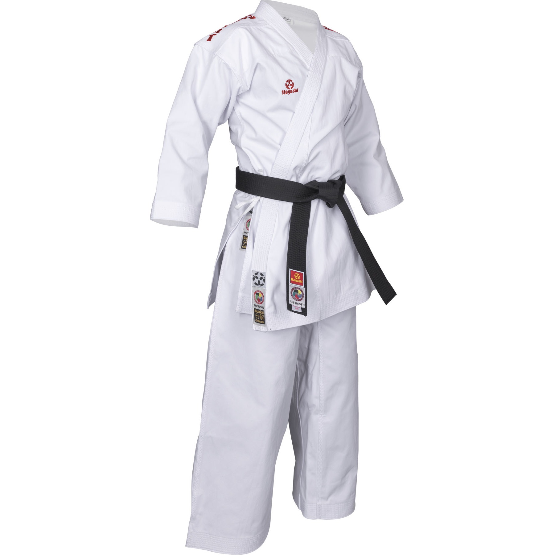 Hayashi Karatepak - Bunkai 2.0 WKF Approved - Wit / Rood