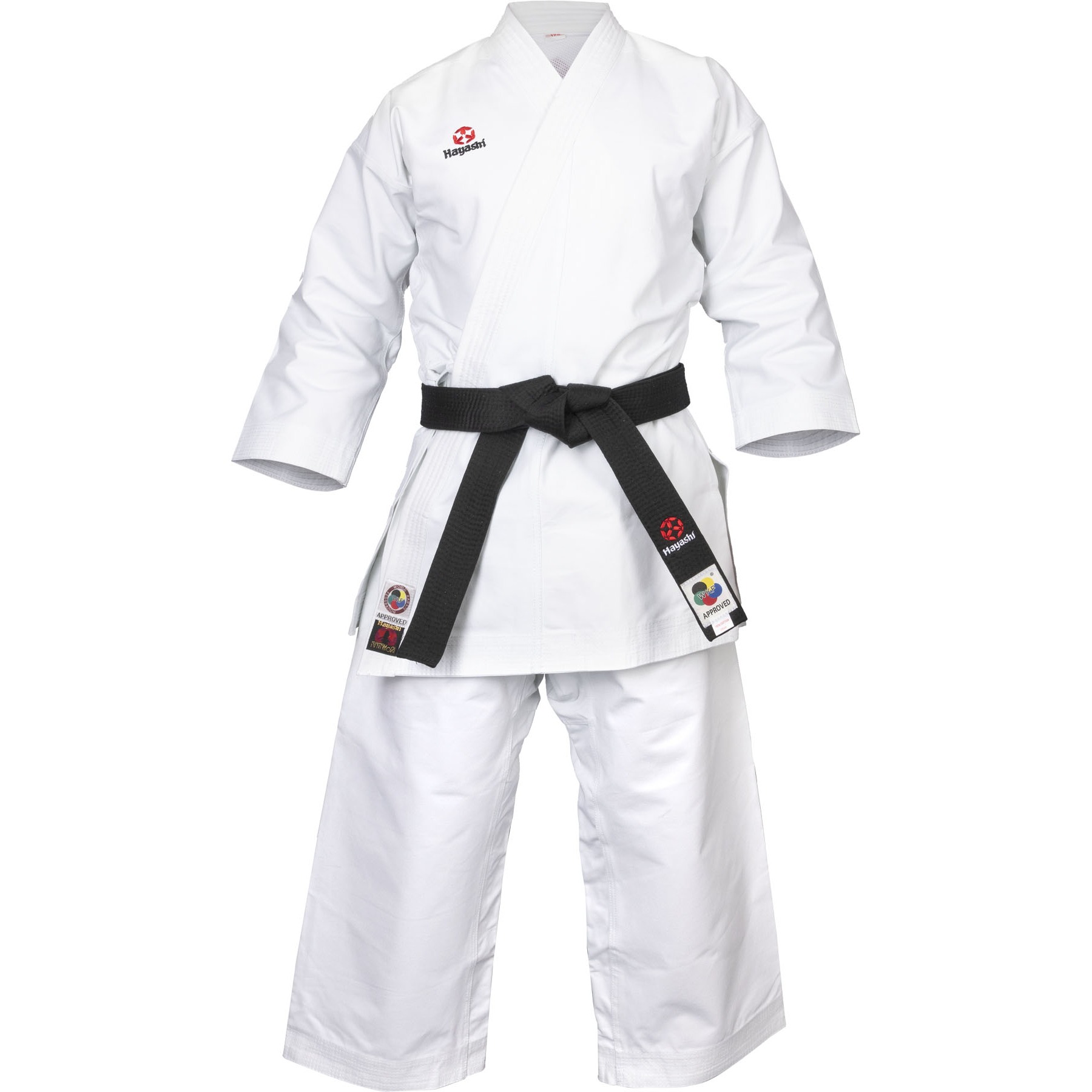 Hayashi Karatepak - Katamori WKF Approved - Wit Hayashi Karatepak - Katamori WKF Approved - Wit