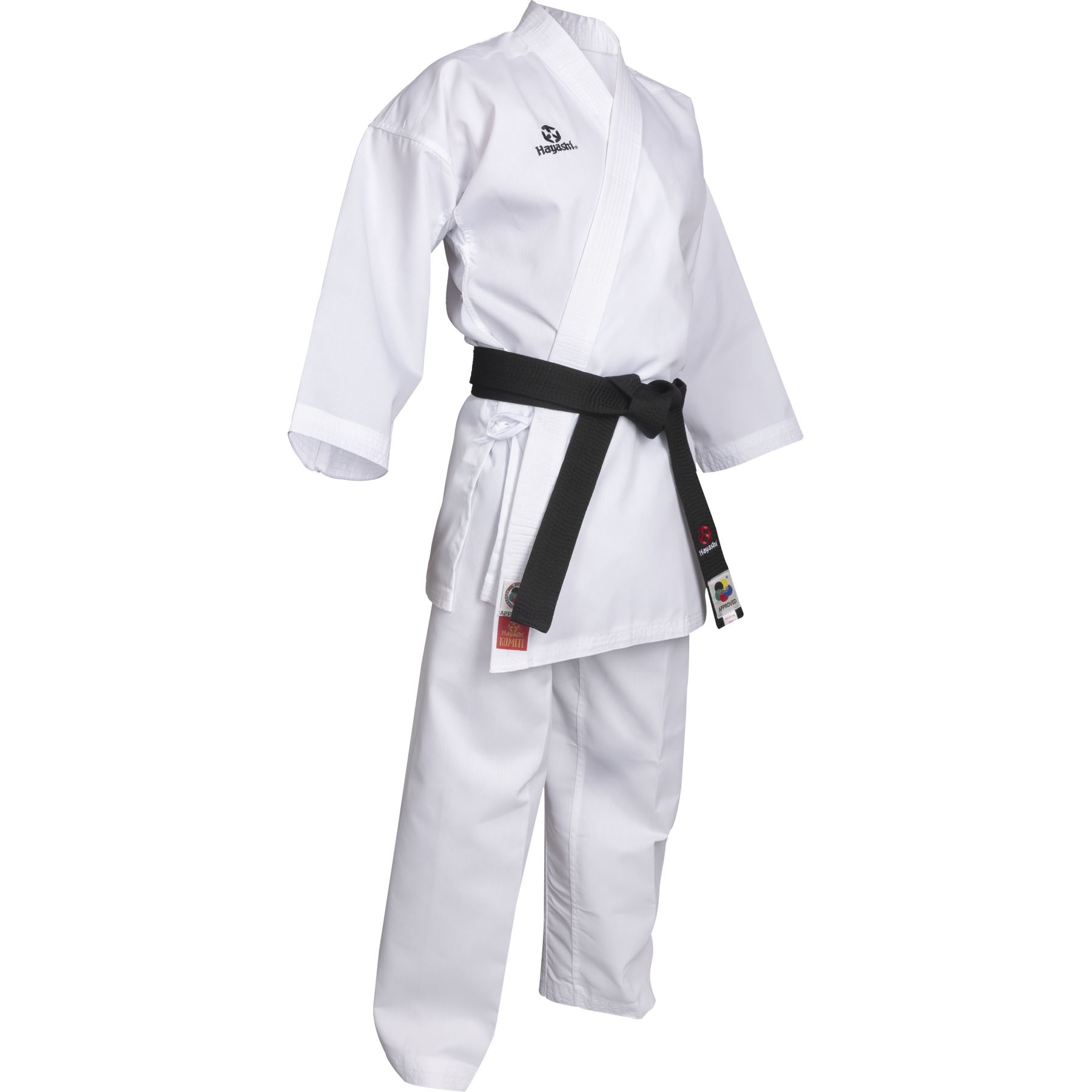 Hayashi Karatepak - Kumite WKF Approved - Wit Hayashi Karatepak - Kumite WKF Approved - Wit