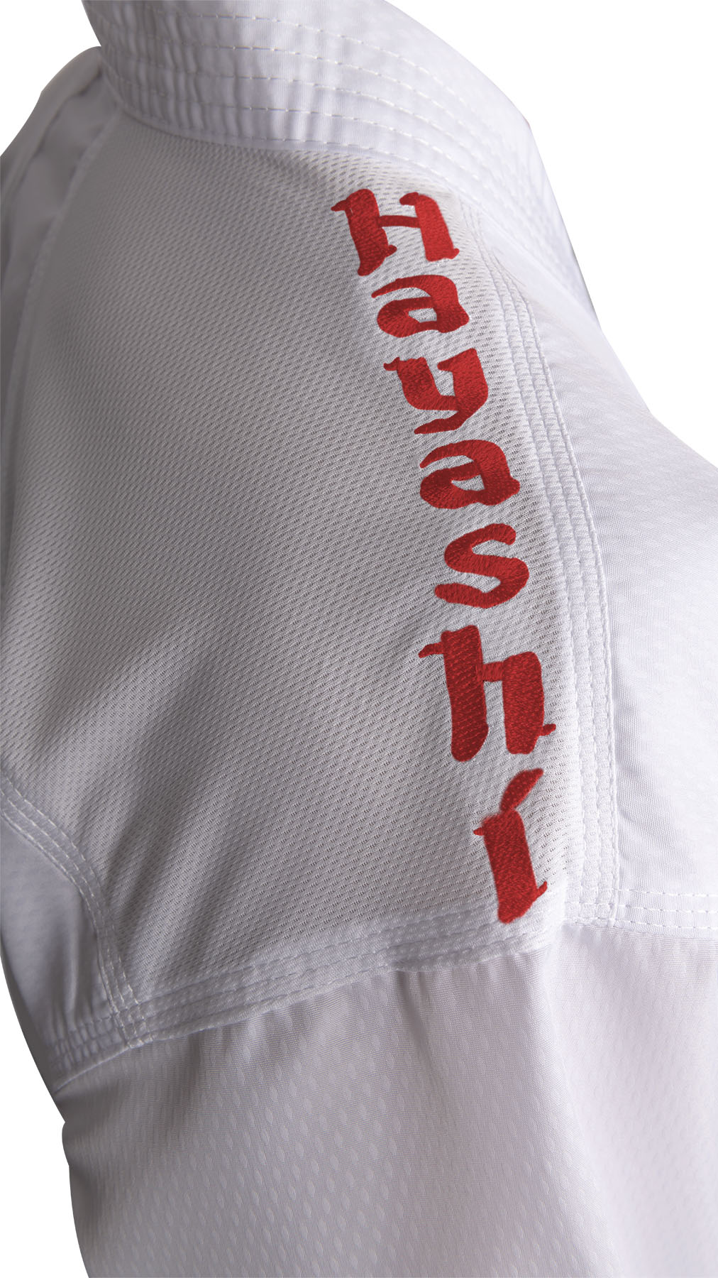 Hayashi Karatepak - Premium Kumite - Wit / Rood Hayashi Karatepak - Premium Kumite - Wit / Rood