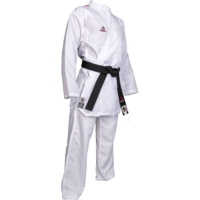 Hayashi Karatepak - Premium Kumite - Wit / Rood