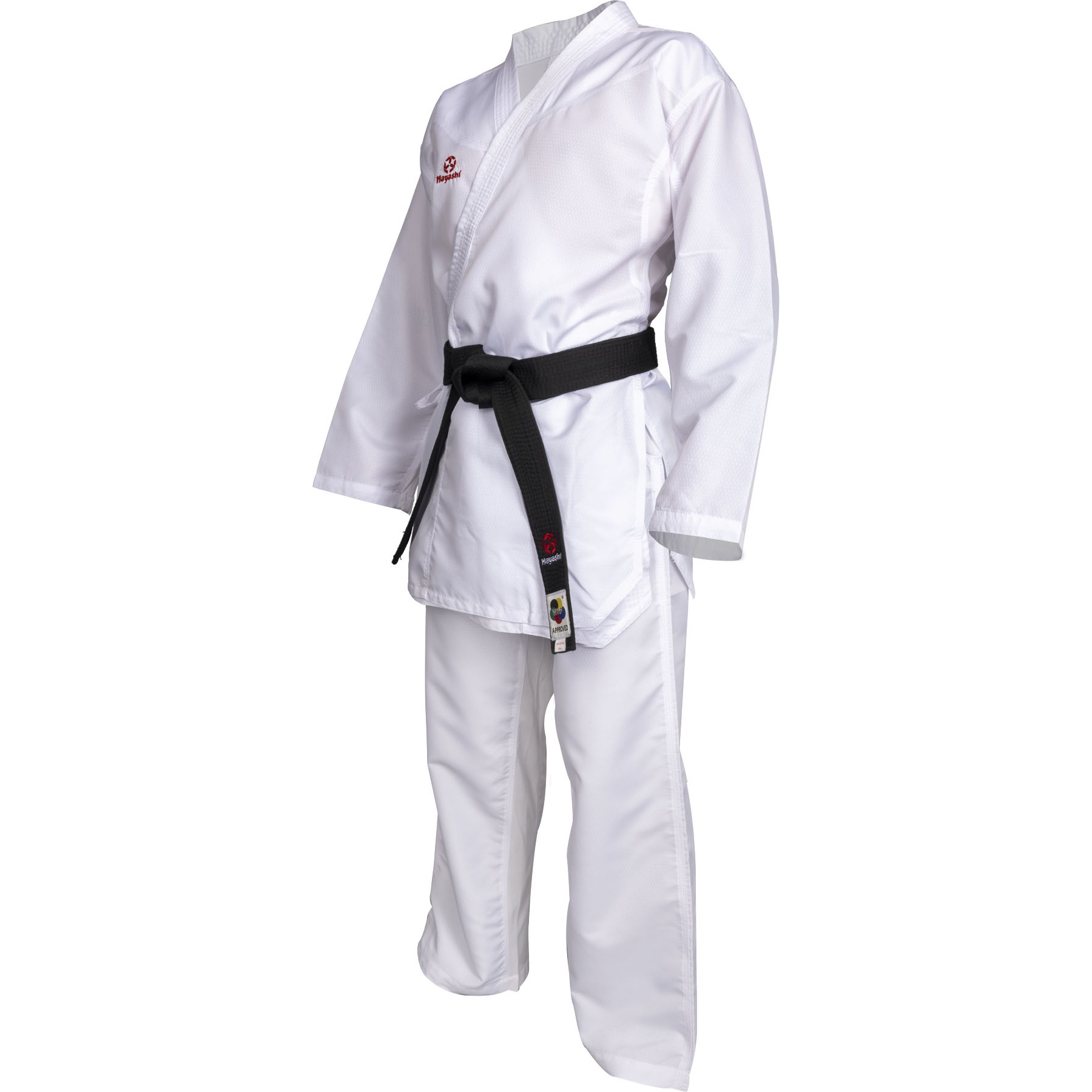 Hayashi Karatepak - Premium Kumite - Wit / Rood Hayashi Karatepak - Premium Kumite - Wit / Rood