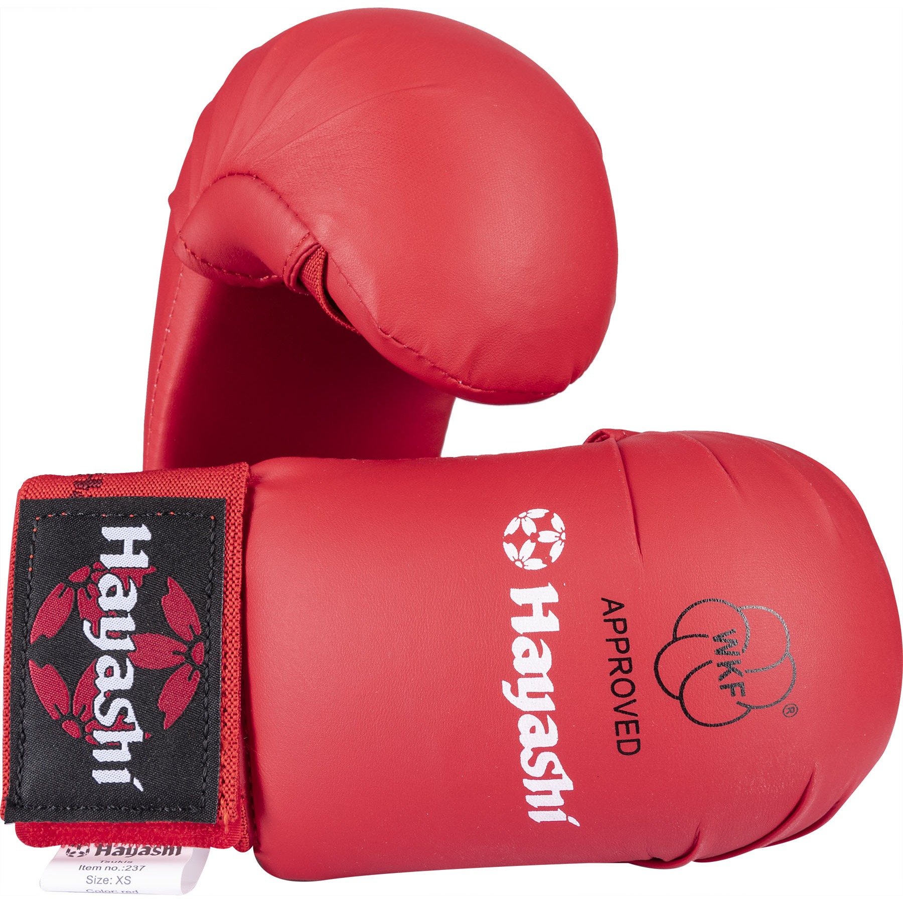 Hayashi Karate handschoenen - TSUKI WKF Approved - Rood
