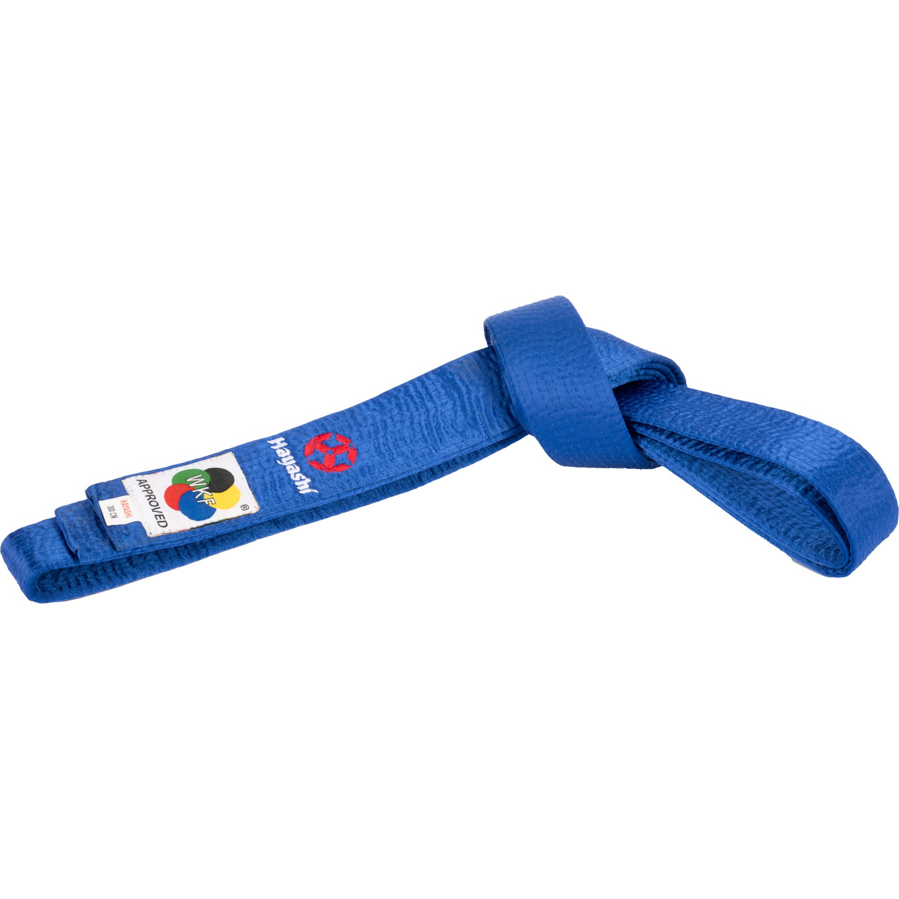 Hayashi Karateband - WKF Approved - Blauw Hayashi Karateband - WKF Approved - Blauw