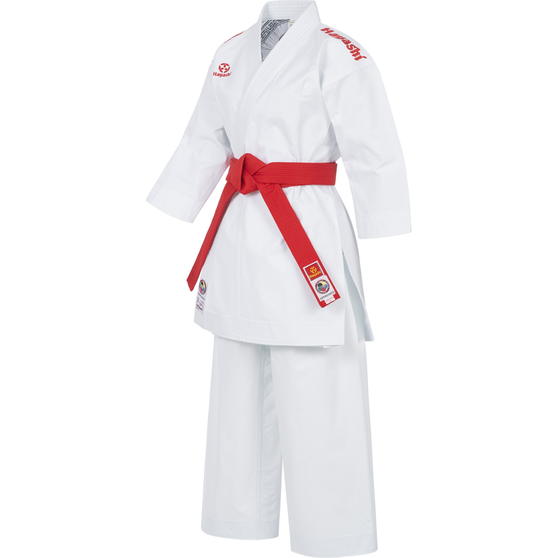 Hayashi Karatepak - Jingu - Wit / Rood Hayashi Karatepak - Jingu - Wit / Rood
