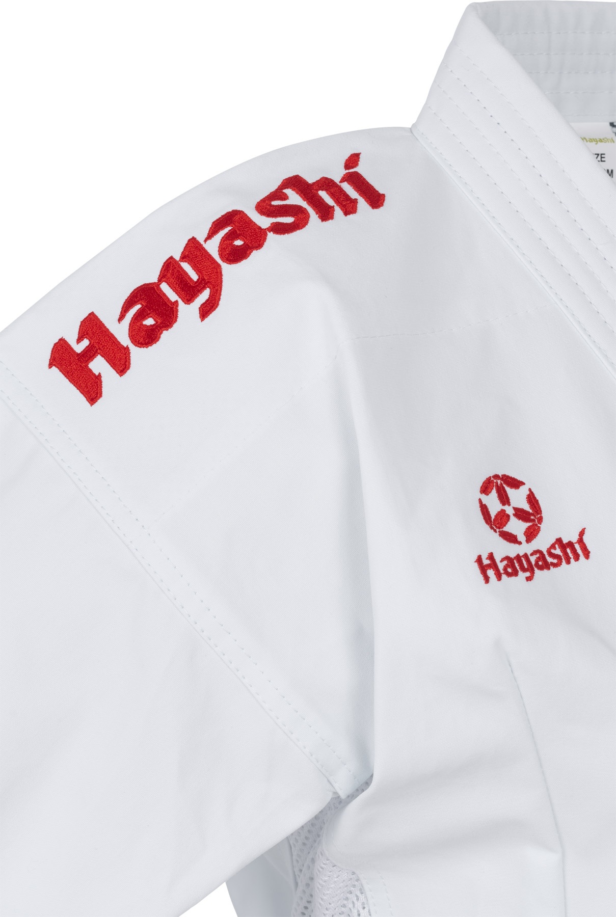 Hayashi Karatepak - Jingu - Wit / Rood Hayashi Karatepak - Jingu - Wit / Rood