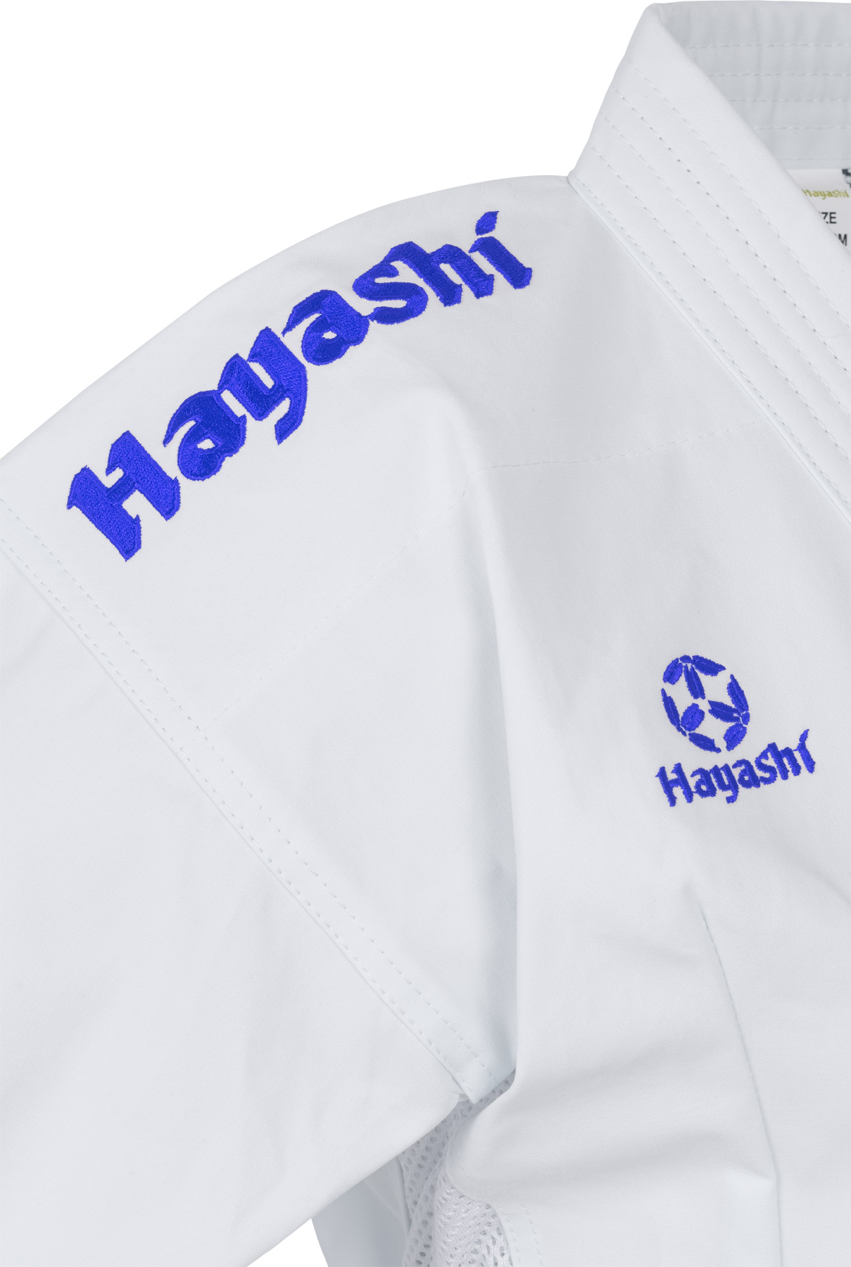 Hayashi Karatepak - Jingu - Wit / Blauw Hayashi Karatepak - Jingu - Wit / Blauw