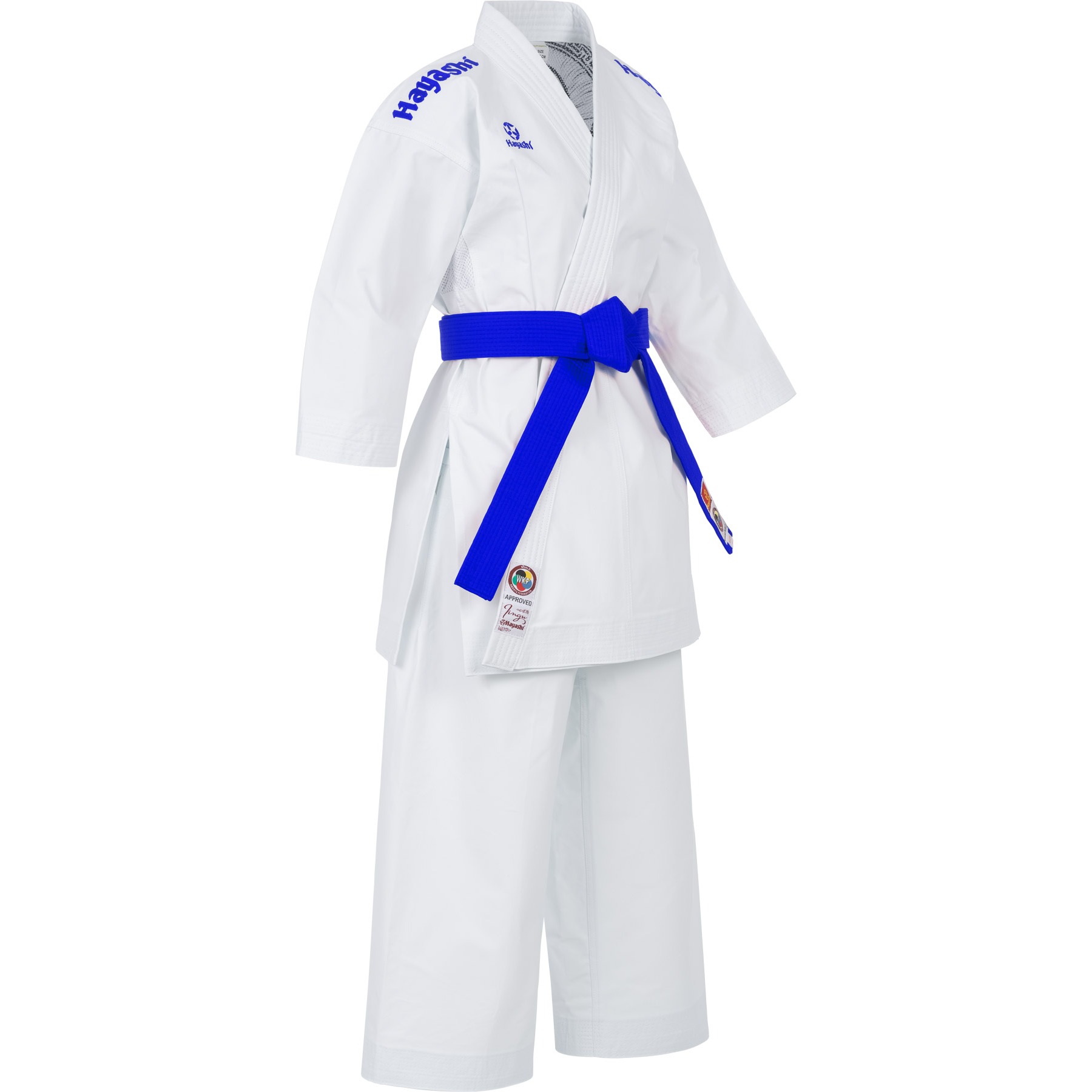 Hayashi Karatepak - Jingu - Wit / Blauw Hayashi Karatepak - Jingu - Wit / Blauw