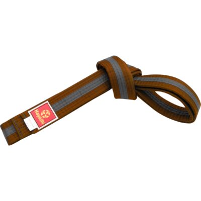 Hayashi Budoband - Band voor Judo, Karate en Taekwondo - Bruin / zwart