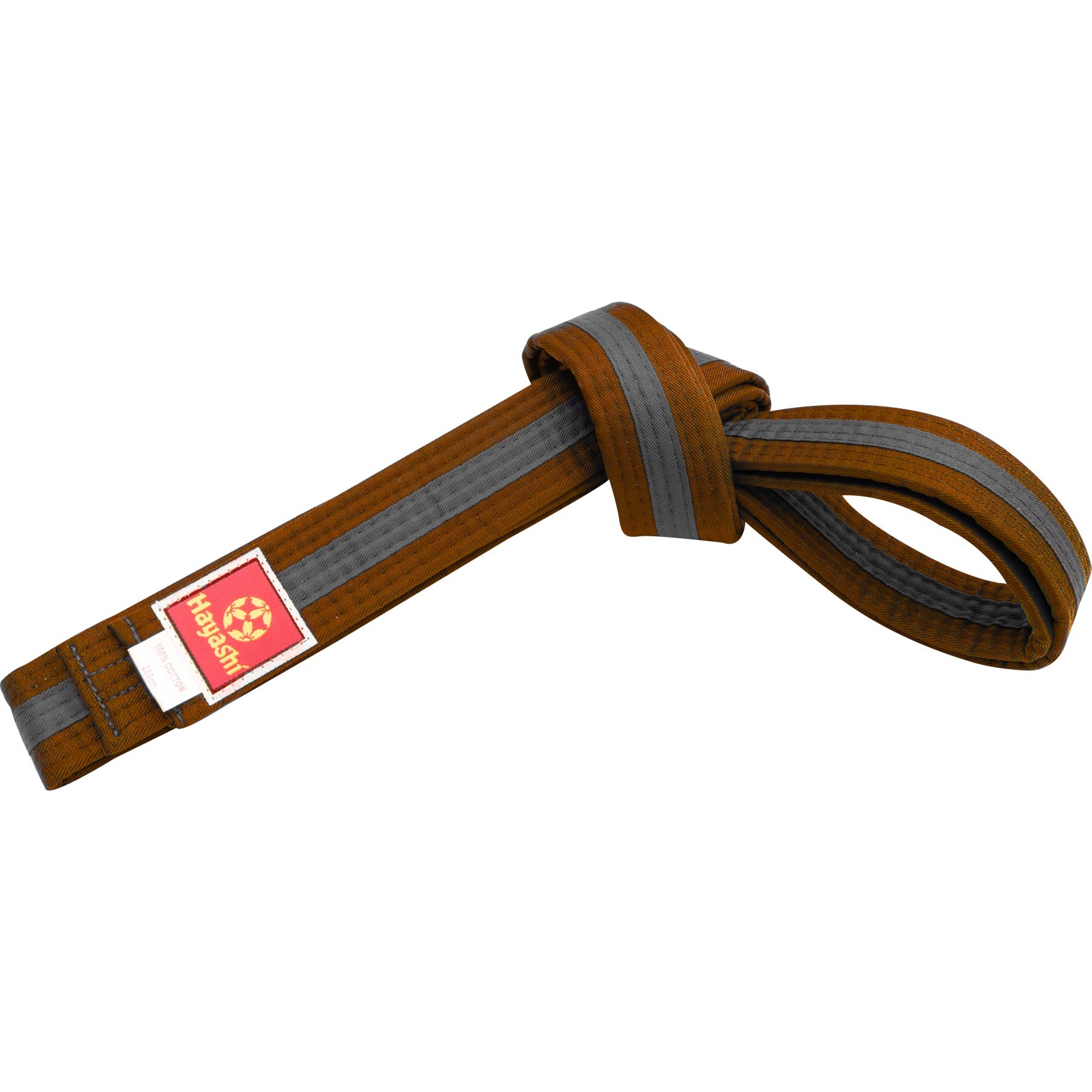 Hayashi Budoband - Band voor Judo, Karate en Taekwondo - Bruin / zwart Hayashi Budoband - Band voor Judo, Karate en Taekwondo - Bruin / zwart