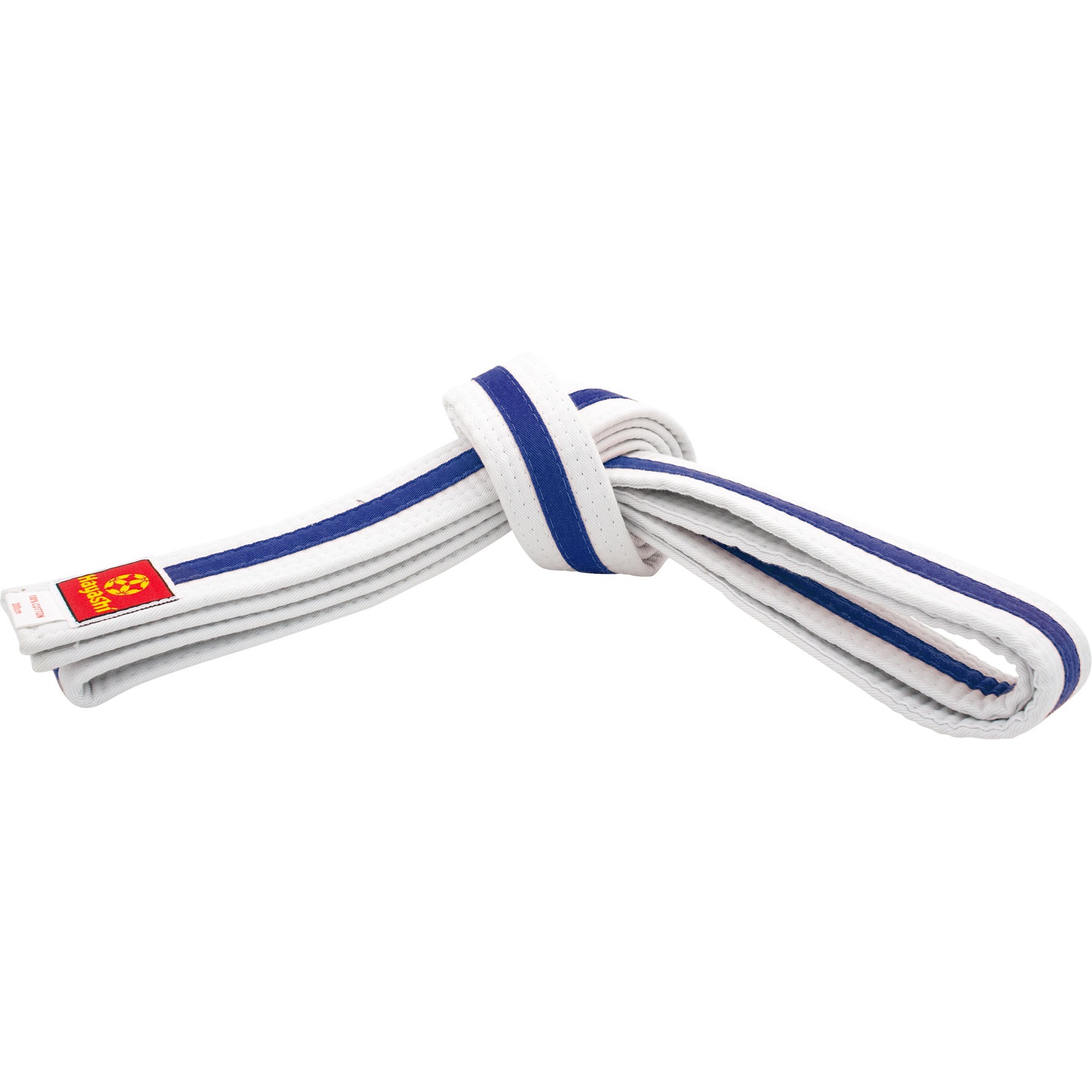 Hayashi Budoband - Band voor Judo, Karate en Taekwondo - Wit / Blauw Hayashi Budoband - Band voor Judo, Karate en Taekwondo - Wit / Blauw