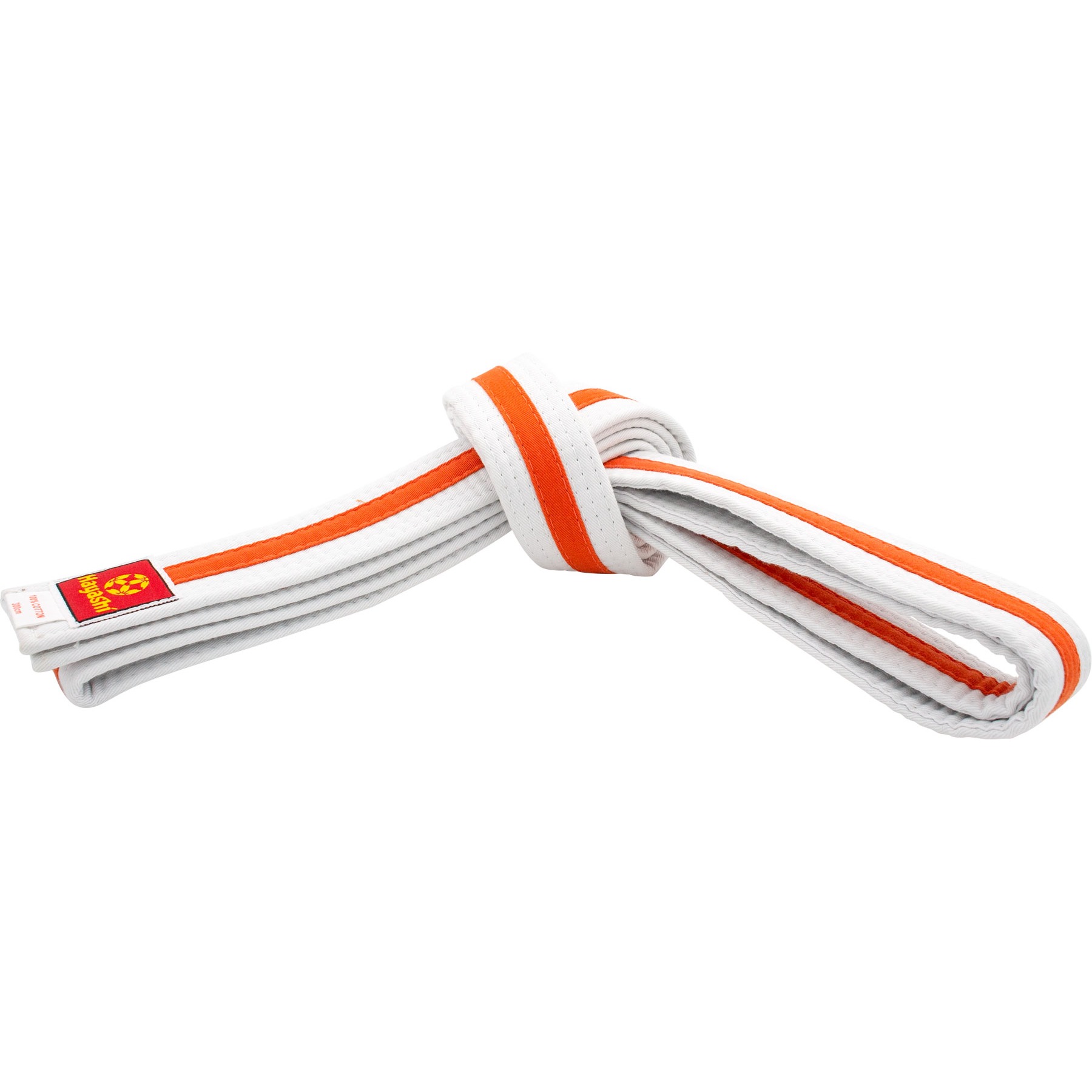 Hayashi Budoband - Band voor Judo, Karate en Taekwondo - Wit / Oranje Hayashi Budoband - Band voor Judo, Karate en Taekwondo - Wit / Oranje