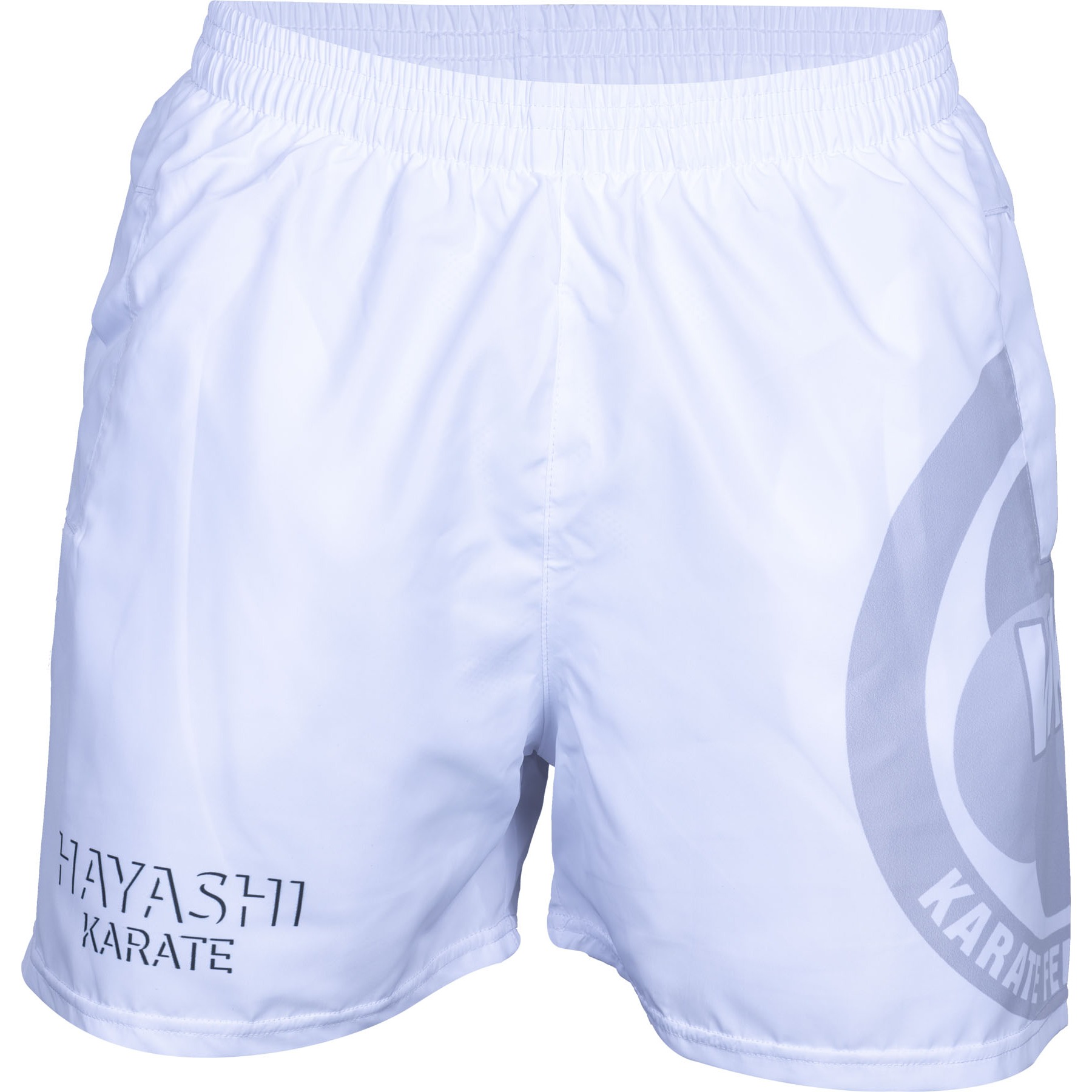 Hayashi Kickboksbroekje - WKF Shade - Wit Hayashi Kickboksbroekje - WKF Shade - Wit