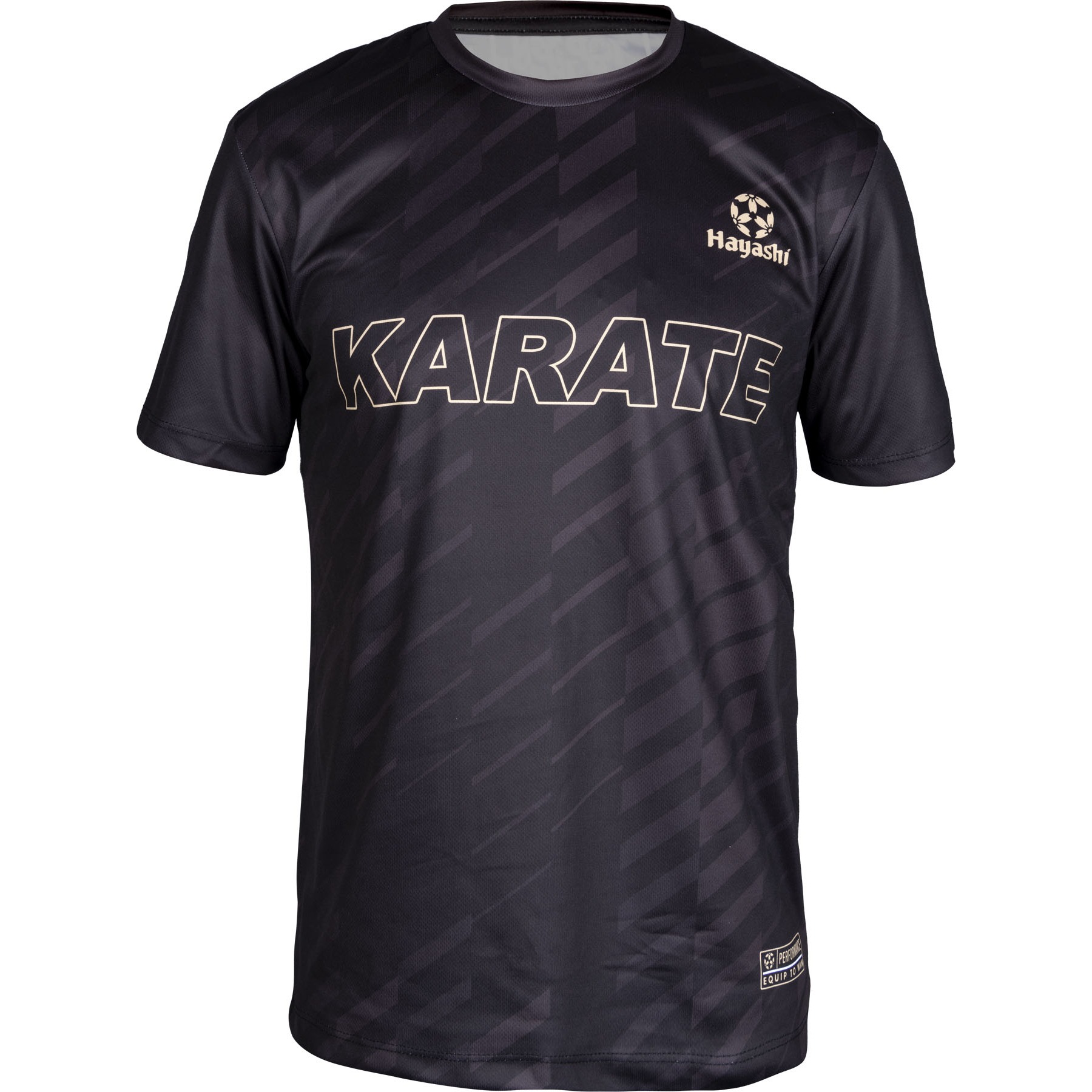 Hayashi T-shirt - Champion - Zwart / Goud Hayashi T-shirt - Champion - Zwart / Goud